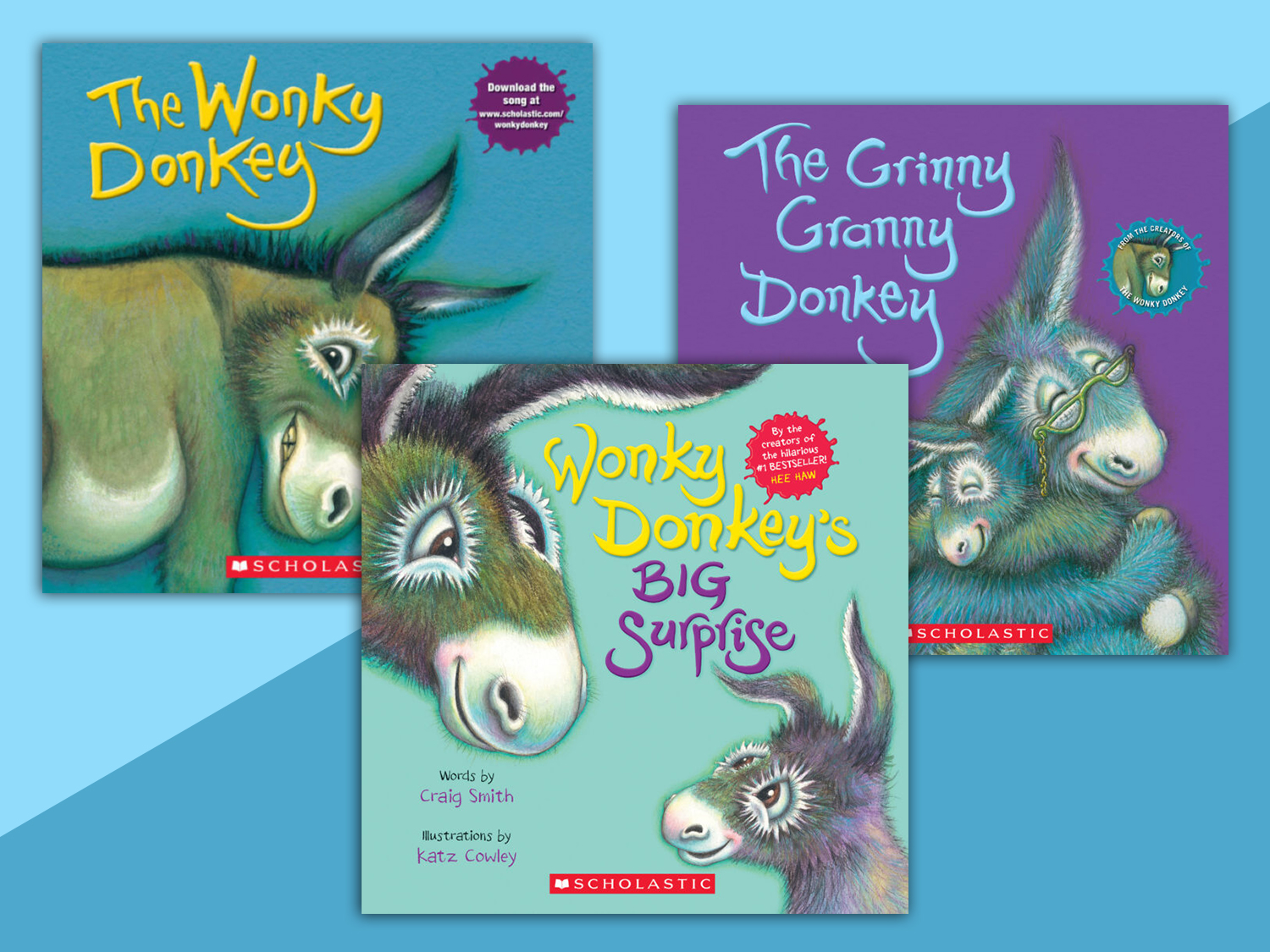 The Wonky Donkey: The Grinny Granny Donkey Book and Toy