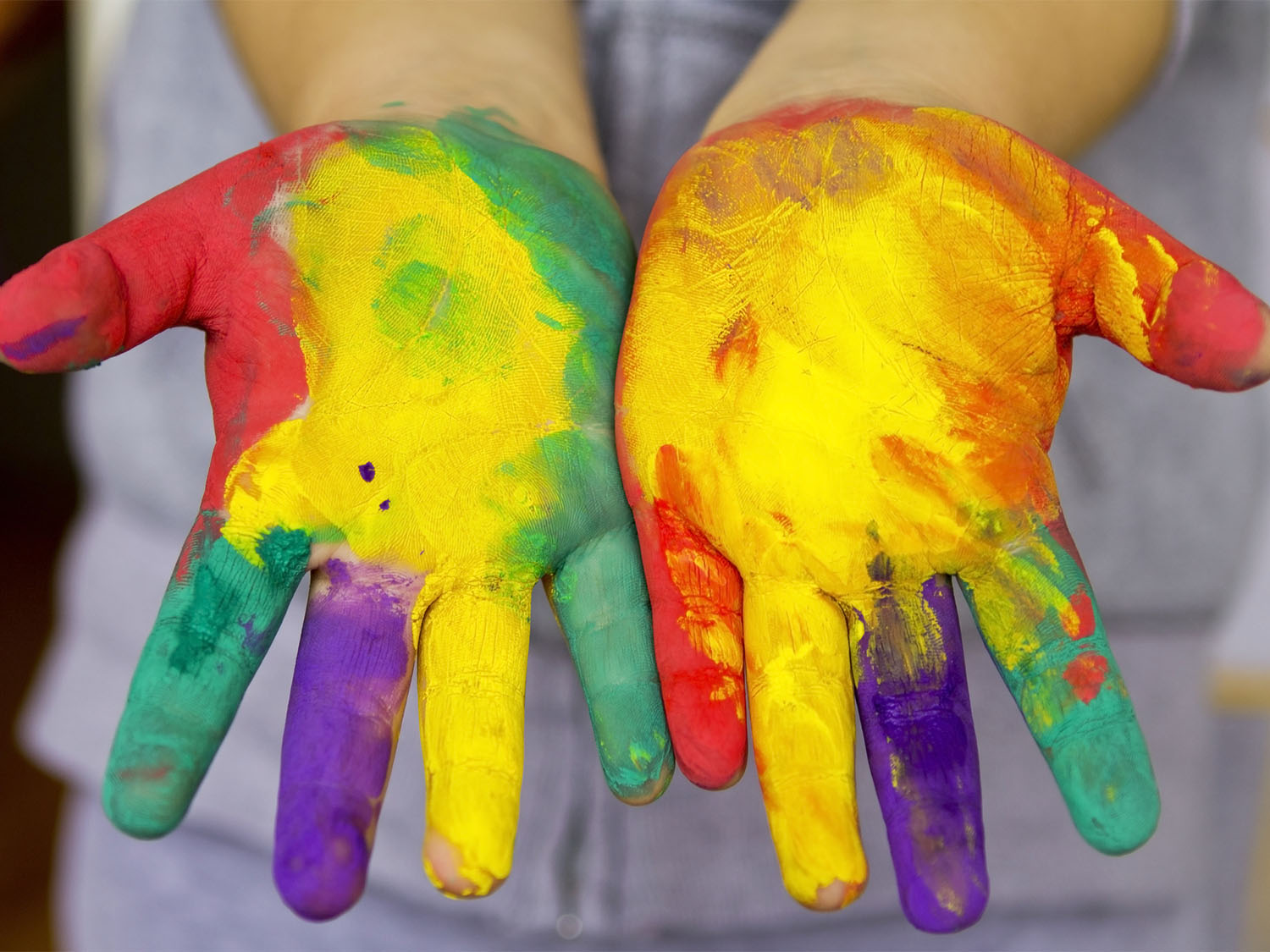 Finger Painting With Toddlers: Debunking My Own Myths | Scholastic