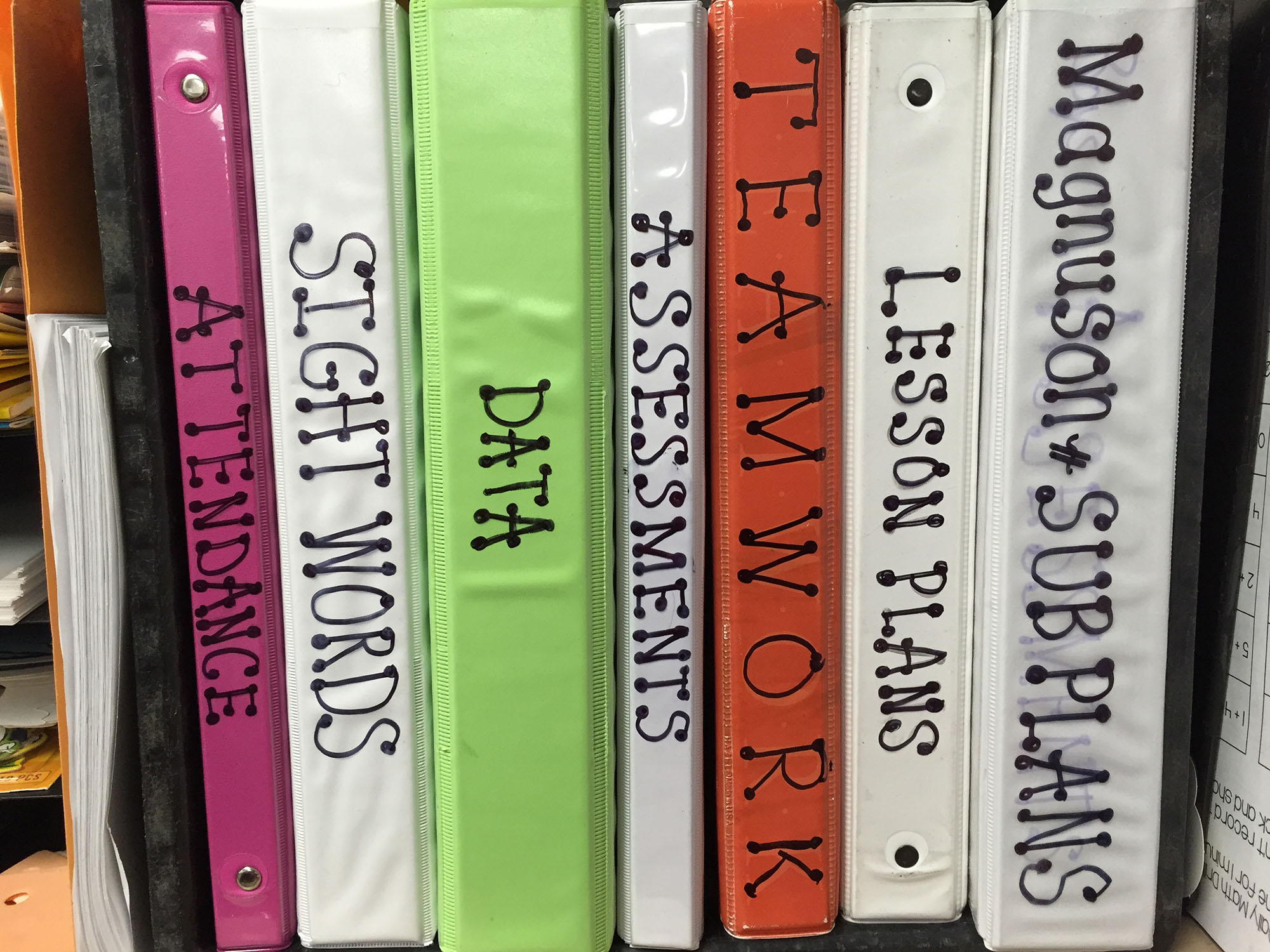 Cheap and Timesaving File Organizing Scholastic