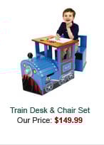 Train Desk & Chair Set