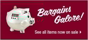Bargains Galore! See all items now on sale