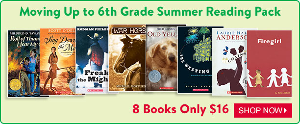 Moving Up to 6th Grade Summer Reading Pack 8 Books Only $16 SHOP NOW