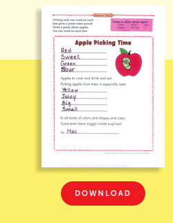 Apple Picking Poetry Frame
