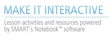 Make It Interactive -- Lesson activities and resources powered by SMART's Notebook&trade; collaborative learning software