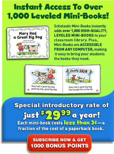 Instant Access To Over 1,000 Leveled Mini-Books!