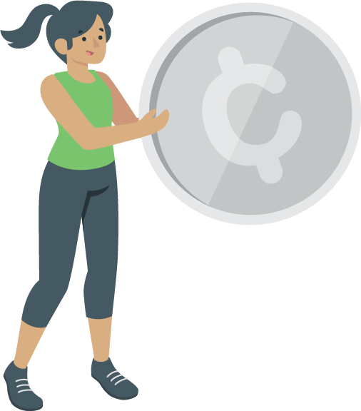Person Holding A Coin