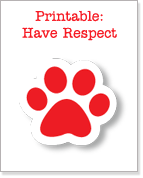 Printable - Have Respect