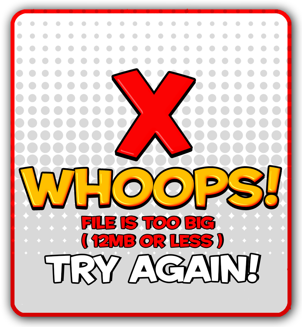 Upload Comic Too Big