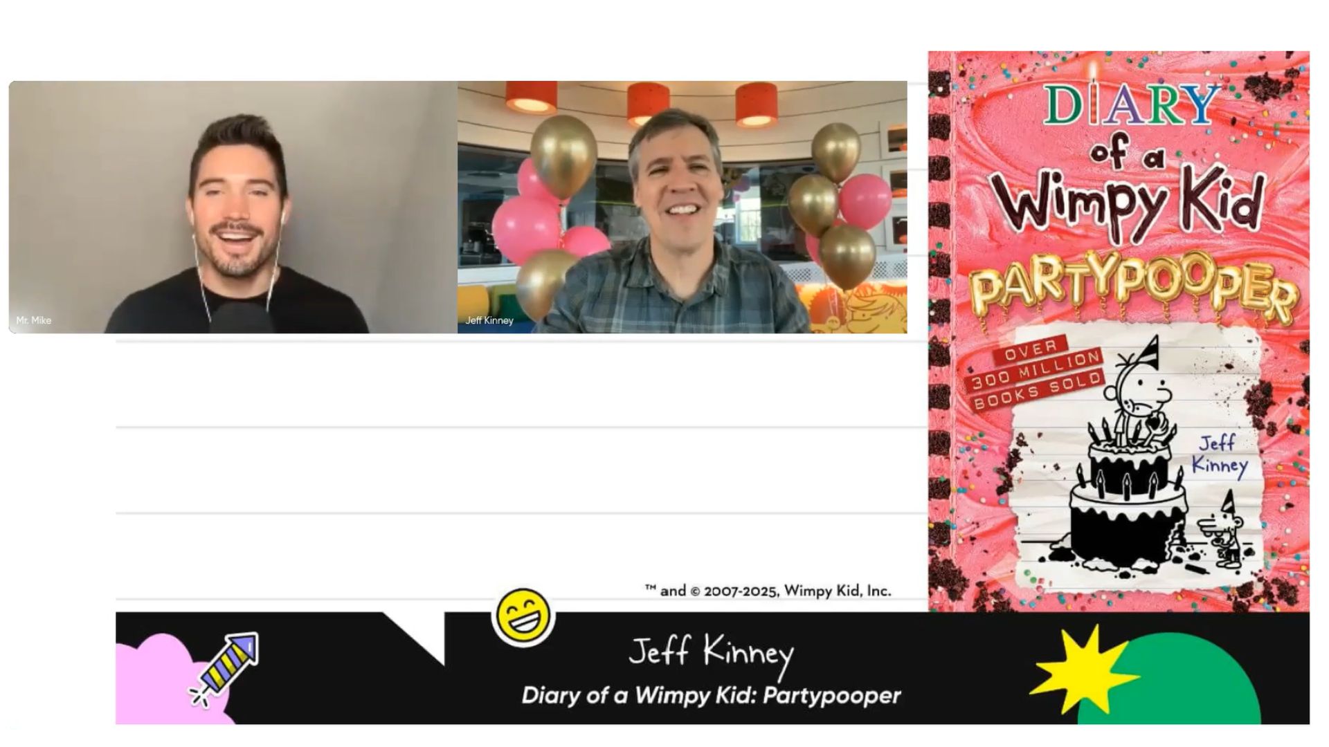 Jeff Kinney at Storyvoice 