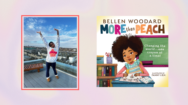 image of Bellen and book cover