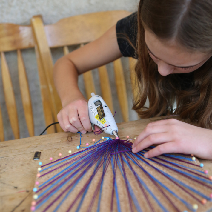 How to Craft Cool String Art With Kids