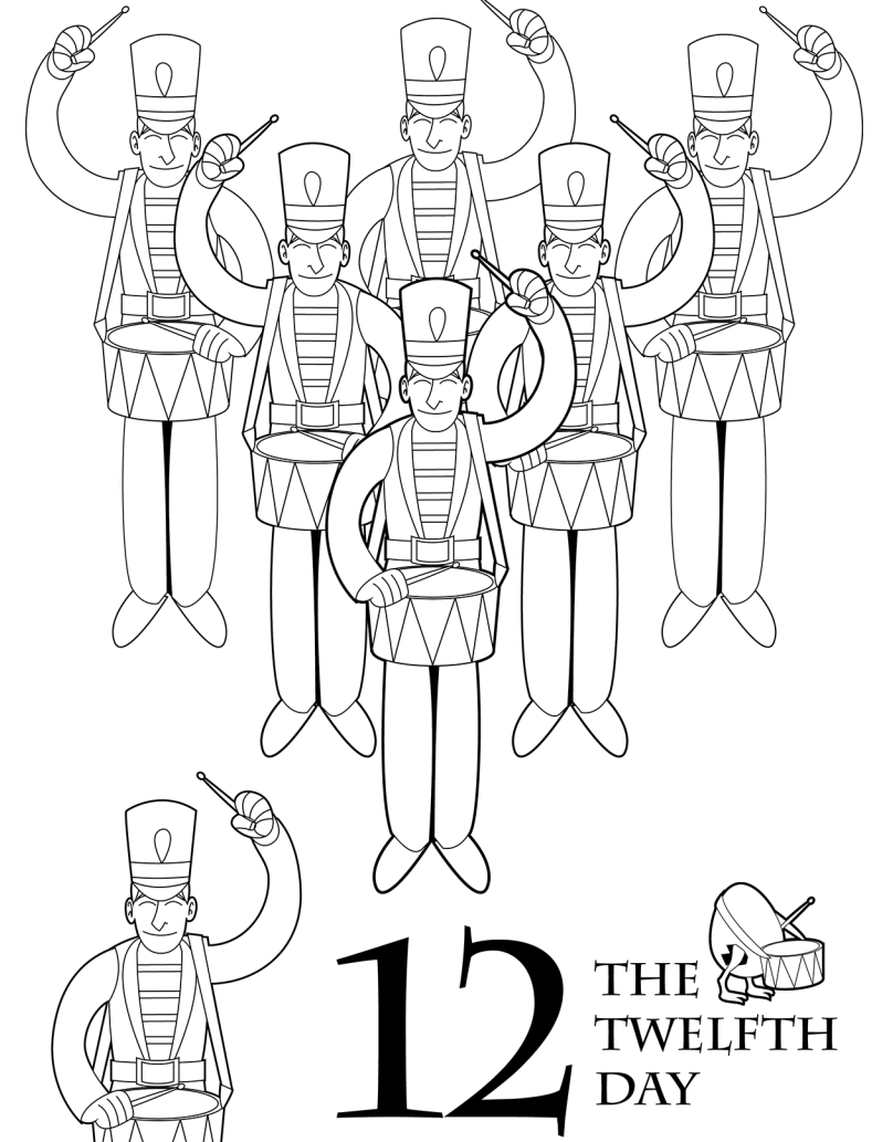 The 12 Days Of Christmas Coloring Book Scholastic Parents the-12-days-of-christmas-coloring-book-scholastic-parents