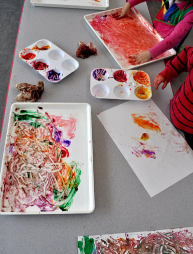 Finger Painting With Toddlers: Debunking My Own Myths