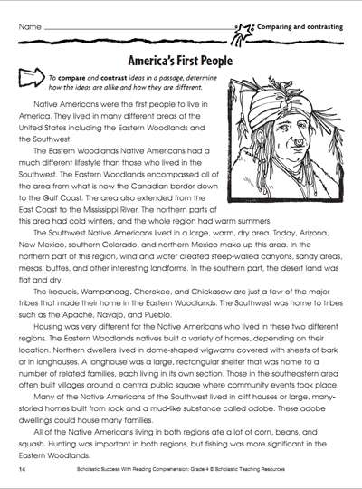 America S First People Worksheets Printables Scholastic Parents