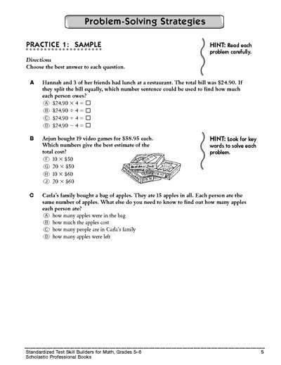 Problem Solving Strategies Worksheets Printables Scholastic