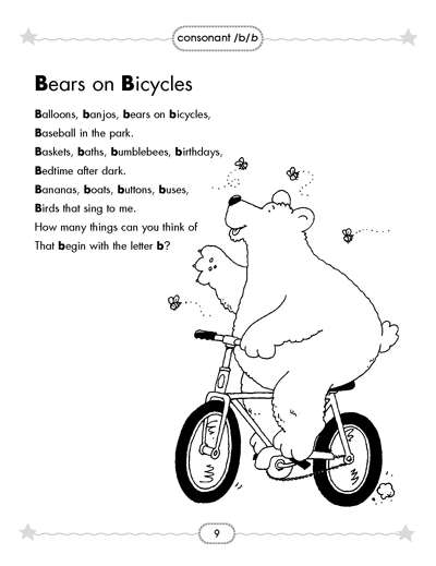 Bears on Bicycles | Worksheets & Printables | Scholastic | Parents