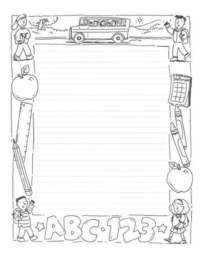 Download Designed Writing Paper | Worksheets & Printables ...