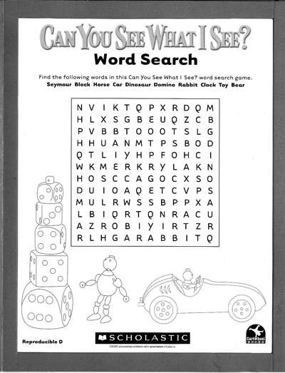 word search worksheets printables