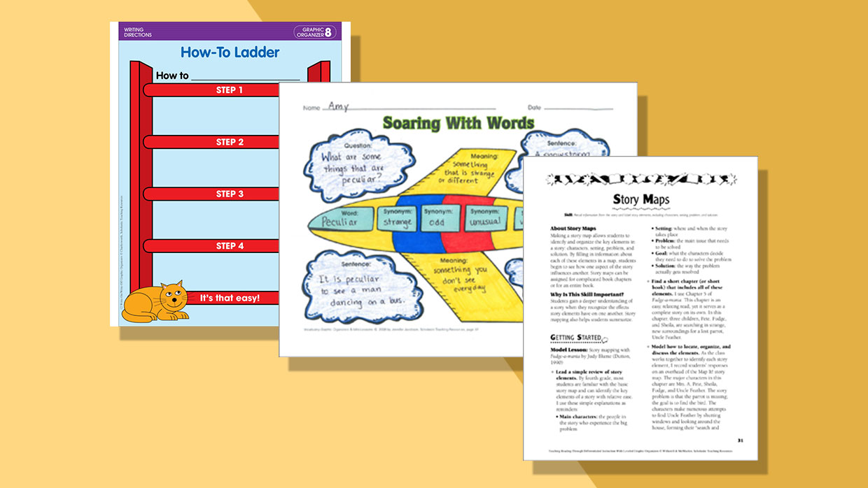 graphic organizer for a book review