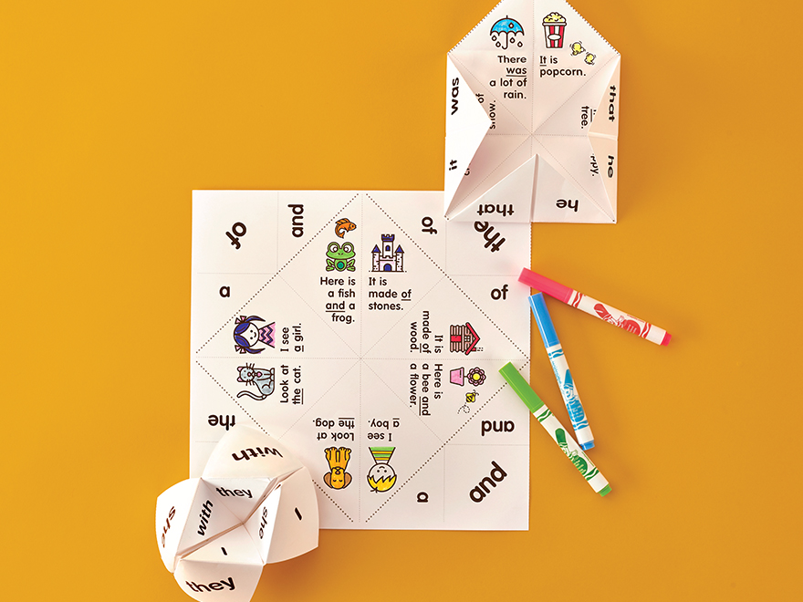 Printable: Sight-Word Fun Flaps | Scholastic