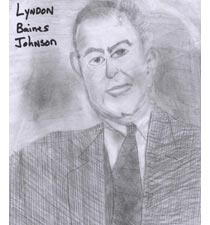 Lyndon B. Johnson By Ignacio, 10, California
