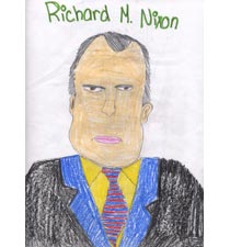 Richard M. Nixon By Alexandra, 10, Texas