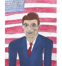 Ronald W. Reagan By Bailey, 6, Rhode Island