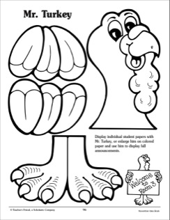 Thanksgiving Printables Scholastic