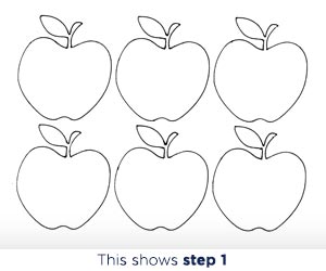 Apple Sponge Printings Craft | Scholastic