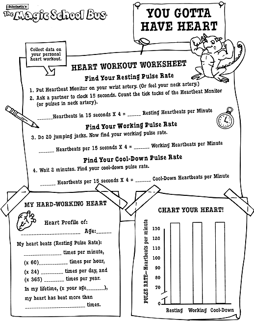 YOU GOTTA HAVE HEART printable activity page