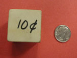 10 cents = a dime