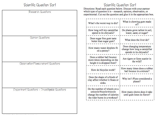 Observations And Inference Worksheet For 4th 6th Grade Lesson Planet