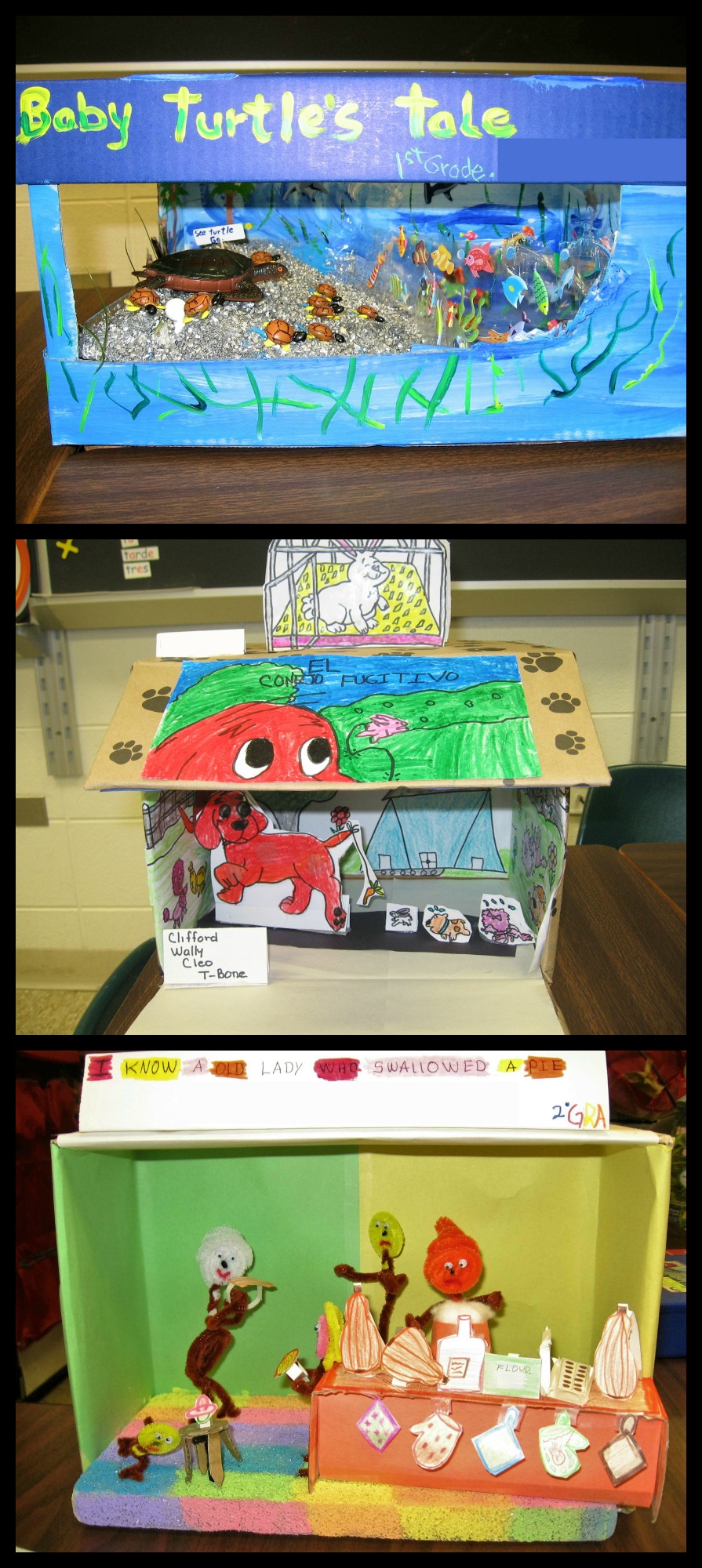 book report diorama ideas