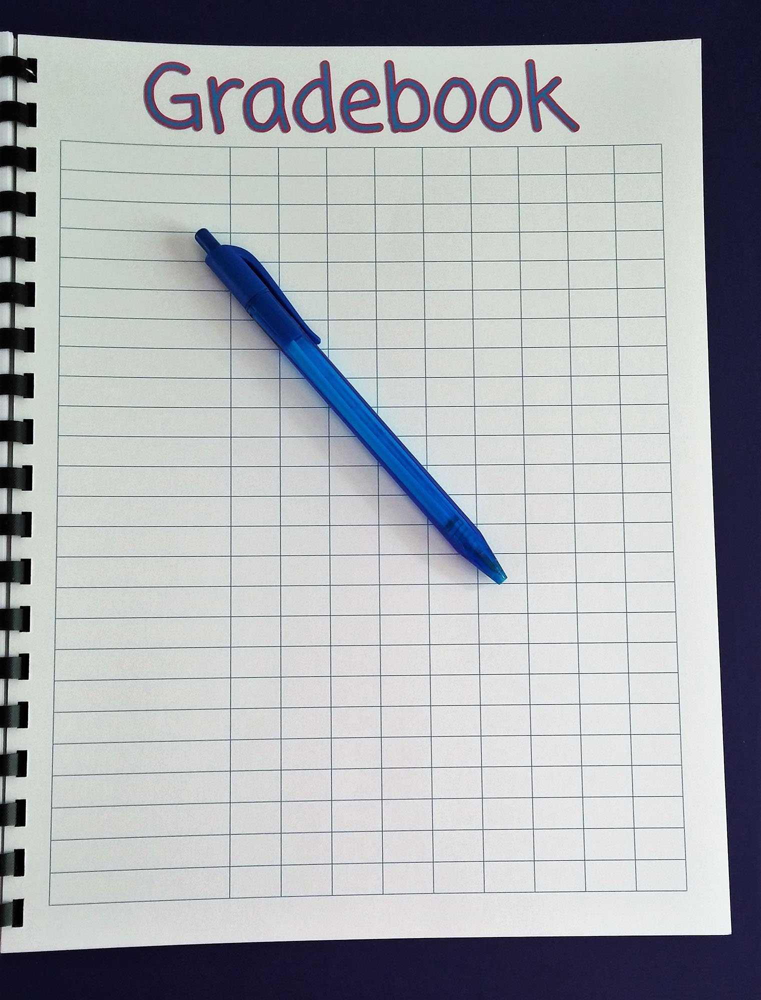 Printable Teacher Gradebook printable-teacher-gradebook