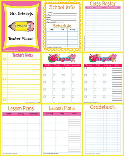 Teacher lesson planner book - northapo