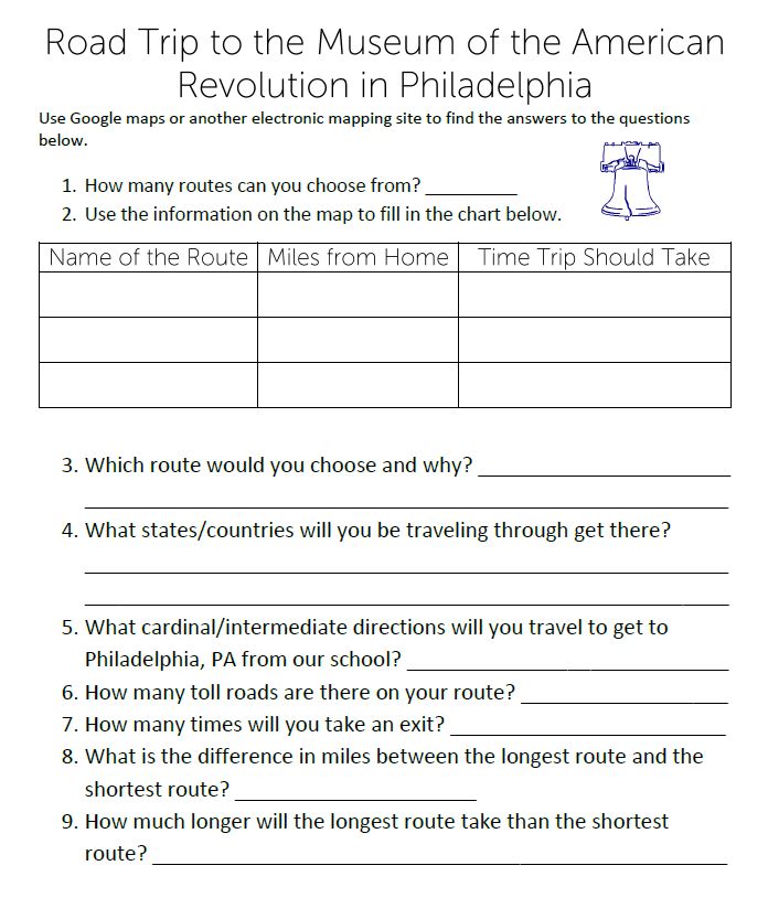 Road To Revolution Chart Answer Key