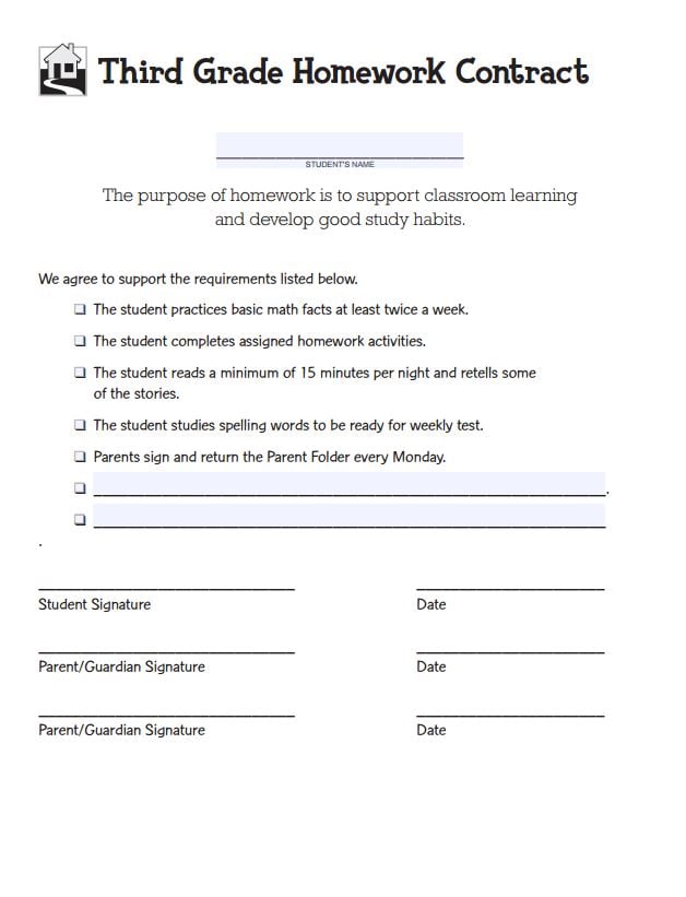 Behavior Modification Charts For Elementary Students