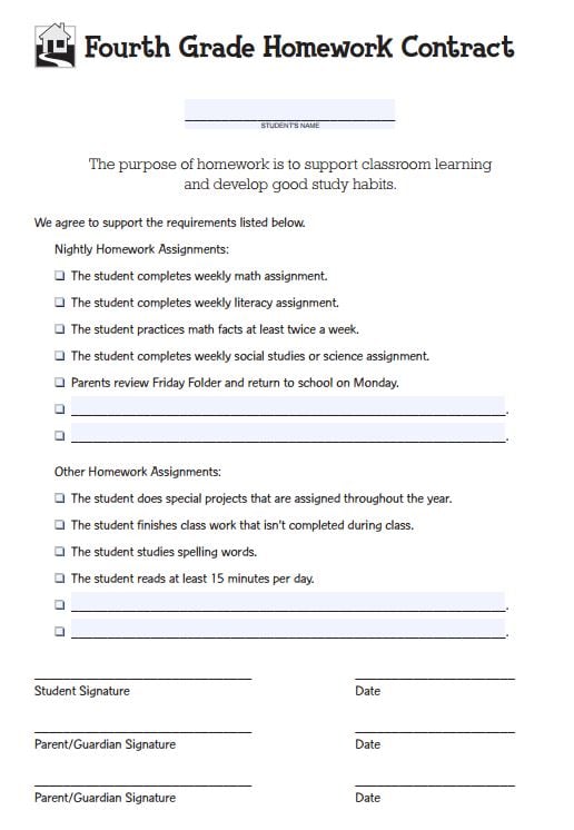 Behavior Chart For Middle School Students Printables