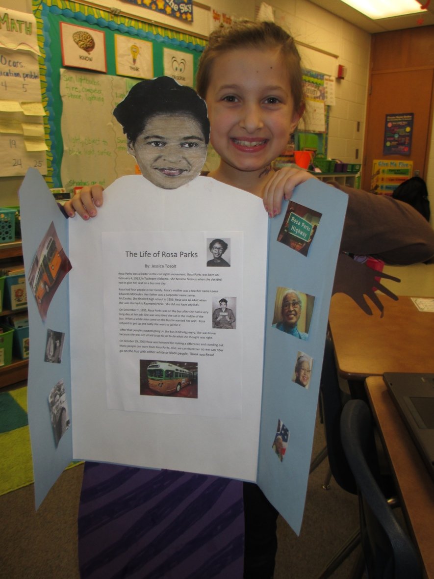 biography 3rd grade project