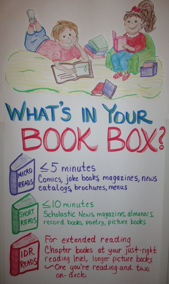 Independent Reading Anchor Charts Kindergarten