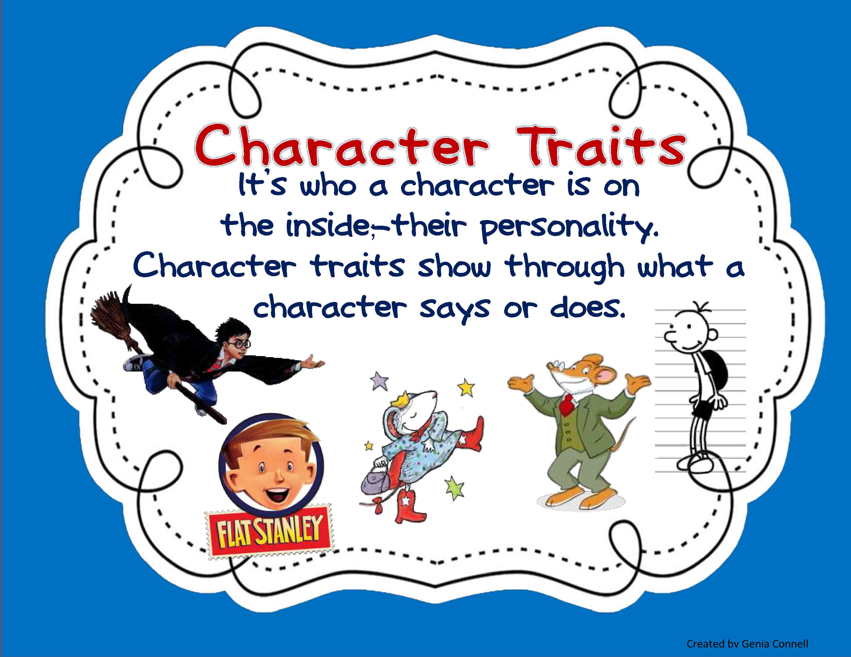 Character Traits Chart For Elementary Students