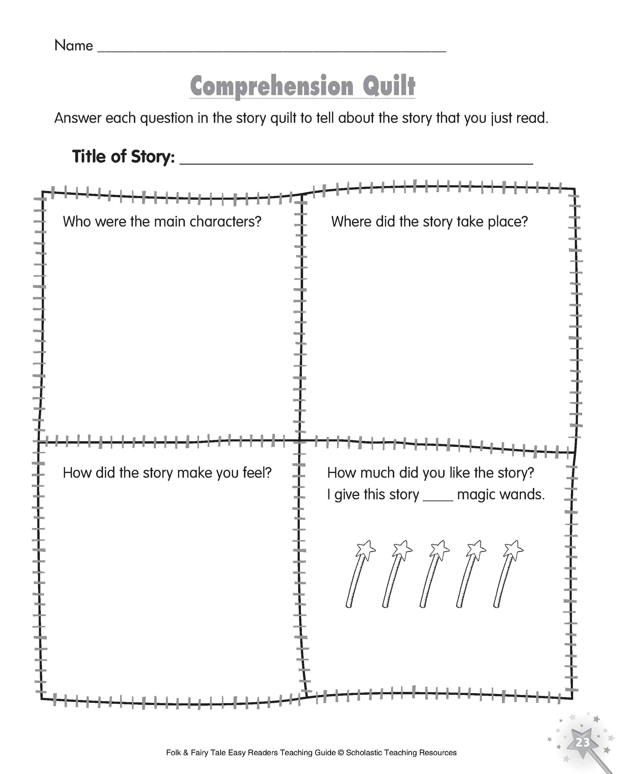 Five Minute Reading Responses | Scholastic