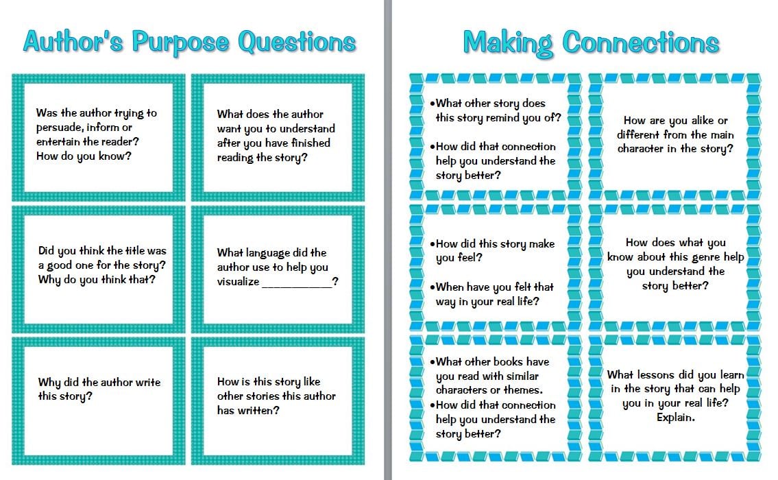 Finish story. Reading questions. Reading questions for discussion. Questions for discussion. Questions about reading.