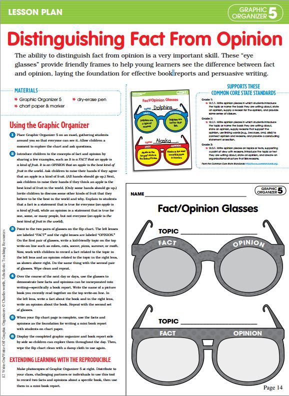 Graphic Organizers for Opinion Writing | Scholastic