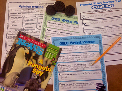 Free printable graphic organizers for opinion writing for kids