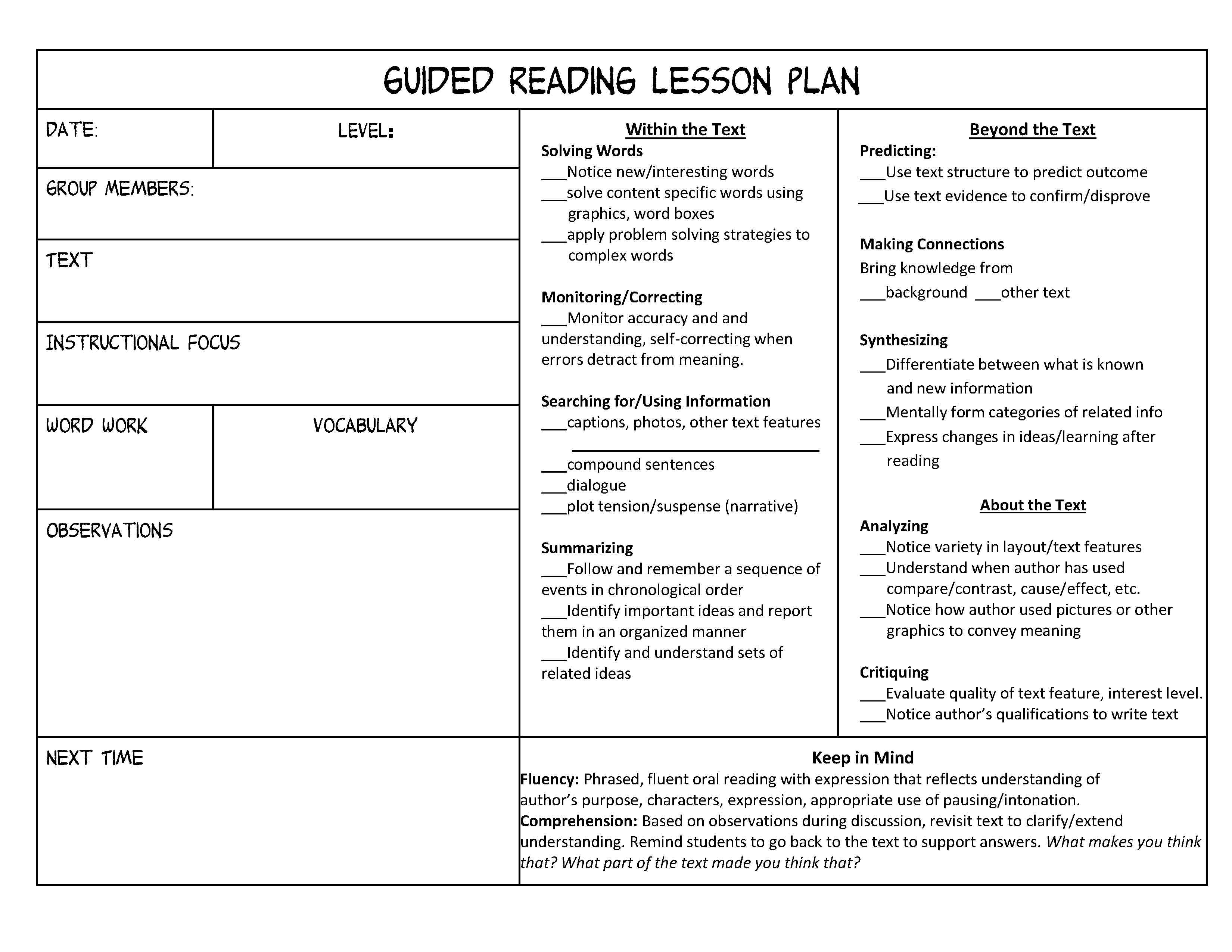 8 LESSON PLAN ACTIVITIES - * LessonPlan