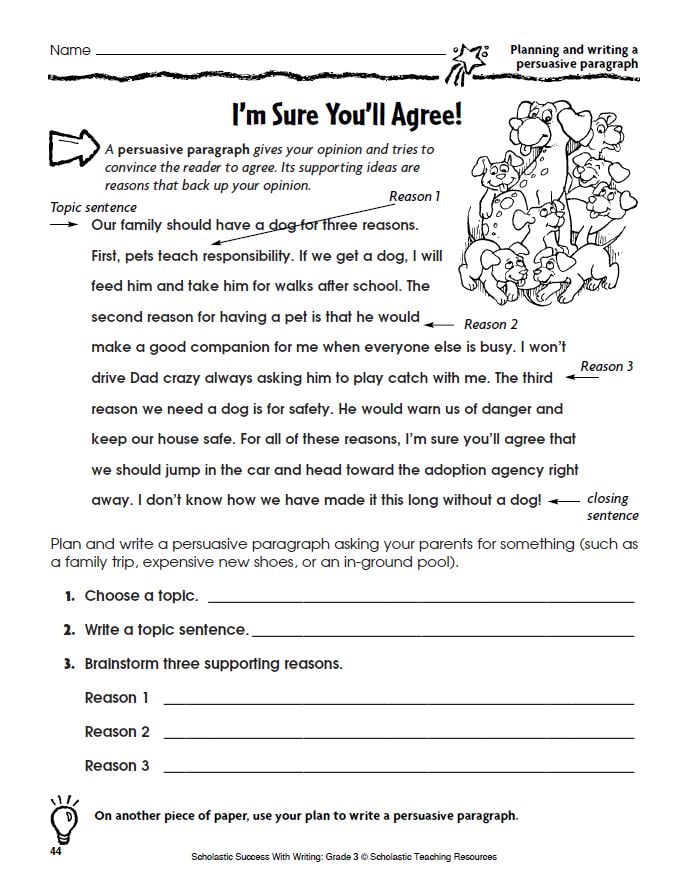 4th grade opinion essay prompts