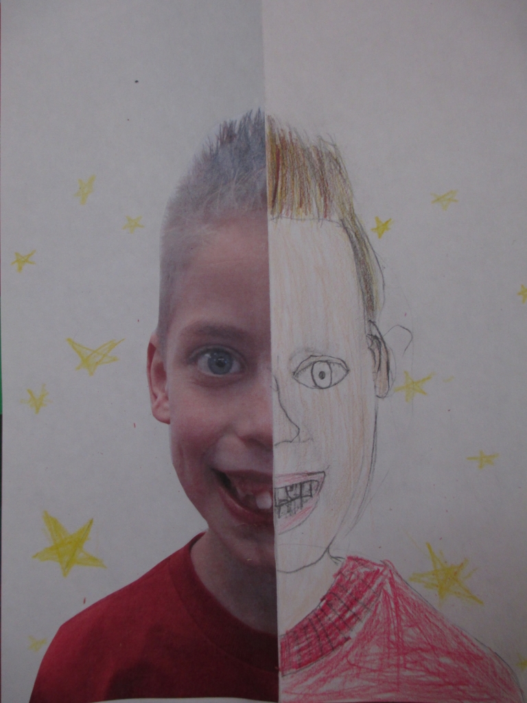 Math Meets Art: Symmetry Self-Portraits | Scholastic