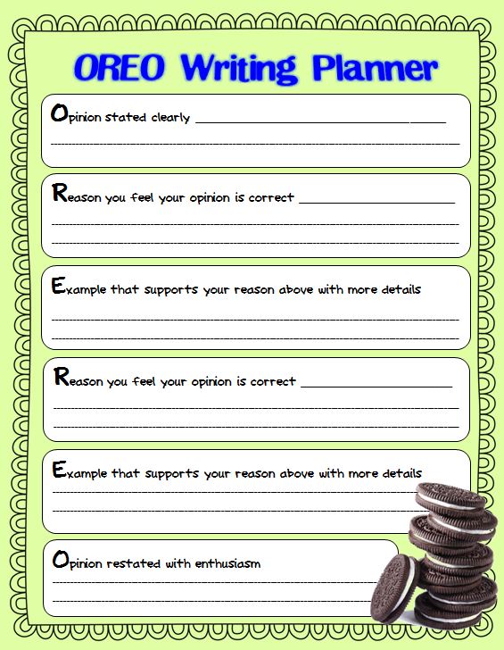 Graphic Organizers for Opinion Writing | Scholastic