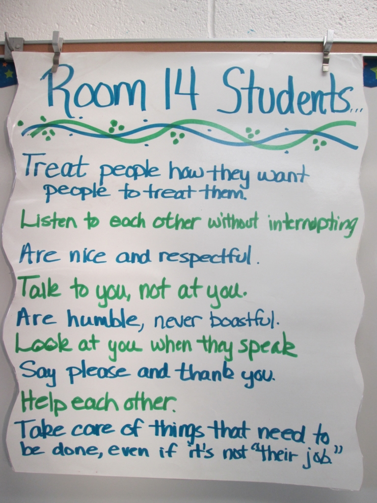 Anchor Charts for Classroom Management Scholastic
